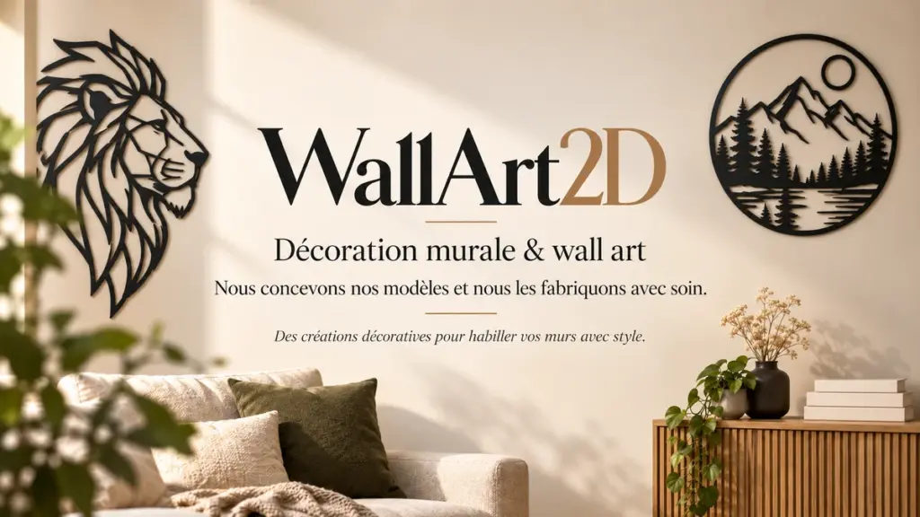 L’univers WallArt2D : silhouettes, relief et idées déco