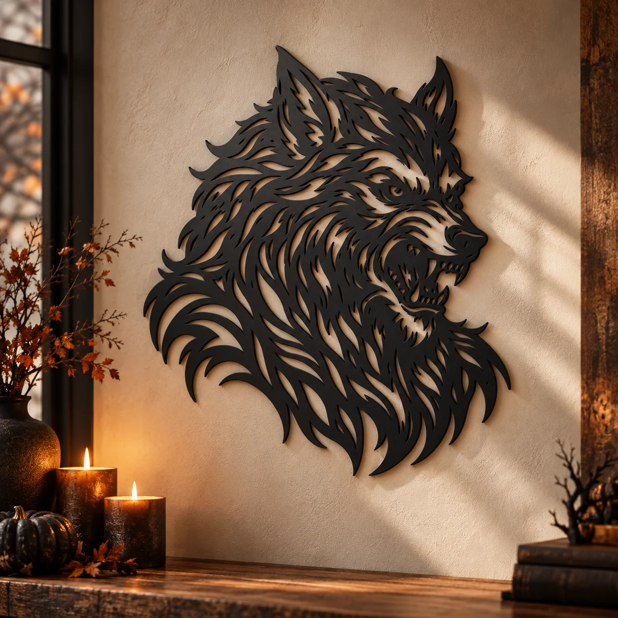 Décoration murale loup-garou, photographie de présentation 5